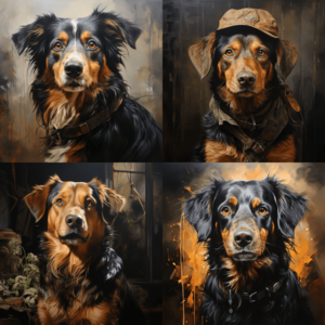 Midjourney Oil Painting style  visual effects