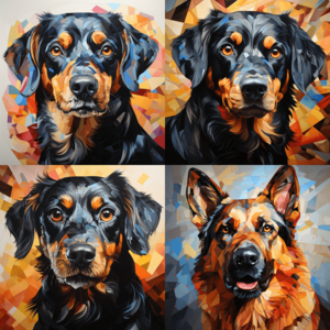 Midjourney Mosaic Painting style  visual effects