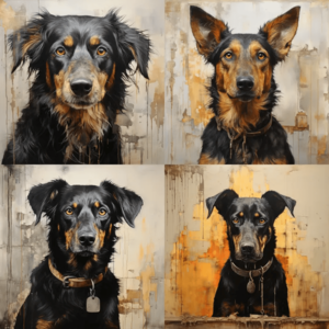 Midjourney Encaustic Painting style  visual effects